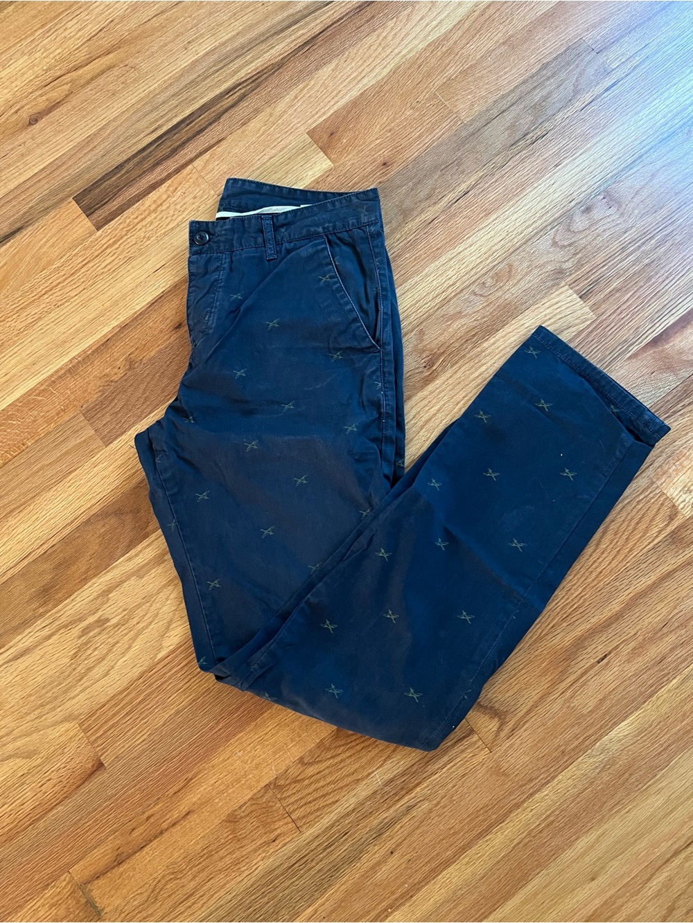 Men’s Carhartt WIP printed geese chino pants size 31 x 34